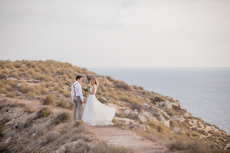 Festival Wedding in Spain – Kathi & Andi and a donkey as a visitor